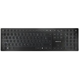 Clavier Sans Fil 2,4 Ghz, Bluetooth -  Kw 9100 Slim - Rechargeable - Noir