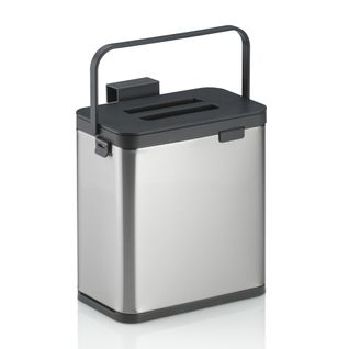 Poubelle à Déchets Organiques Plata 2,1l En Acier Inoxydable