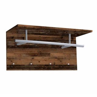 Patère Murale "4 Crochets" 72cm Naturel