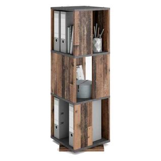 Étagère Pivotante "3 Compartiments" 108cm Naturel