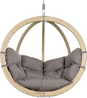 Fauteuil Suspendu Globo Chair Taupe - Coussin Imperméable