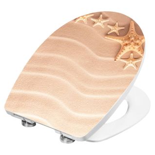 Siège De Toilette Avec Fermeture En Douceur 3d Sand