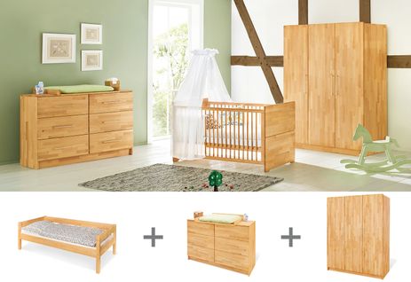 Ensemble Chambre Enfant « natura » Extra Large Grande, à 3 Éléments