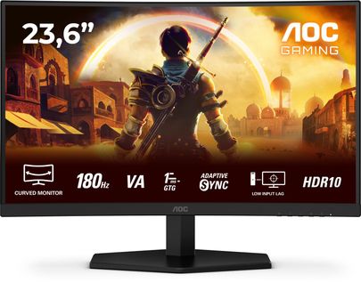 Ecran PC Gamer Incurvé - 24'' - Fhd - 180hz - Dalle Va - 0,5ms - C24g42e