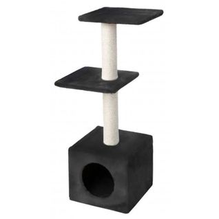 Arbre À Chat Classique Palazzo 30x30x90 Cm Noir