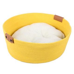 Panier Pour Chats Tres - 57 X 57 X 20 Cm - Jaune