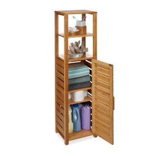 Etagère Salle De Bain Bambou 6 Étages