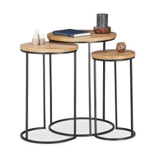Table Basse D'appoint Lot De 3