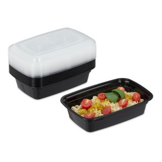 10x Meal Prep Containers 1 Compartiment