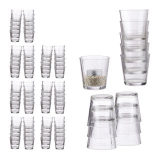Verres à Bougies Chauffe-plat Lot De 96
