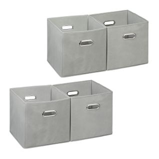 Boîte De Rangement En Tissu En Lot De 4