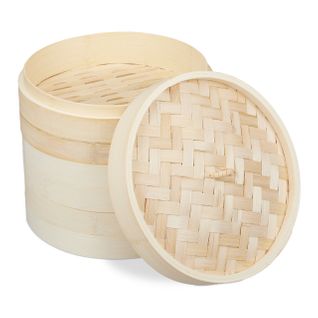 Cuiseur Vapeur Bambou 3 Étages 24 Cm