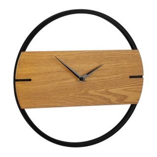 Horloge Murale à L'aspect Boisé