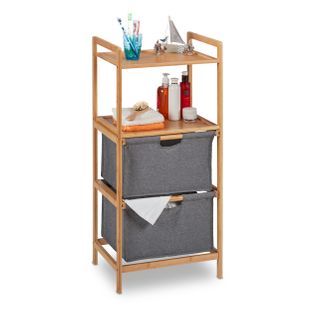 Étagère De Salle De Bain Avec Paniers