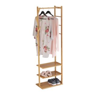 Vestiaire Bambou Avec 3 Étagères