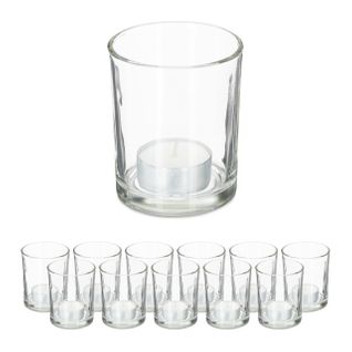 Verres à Bougie Chauffe-plat, Lot De 12