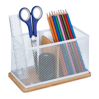 Porte-stylos Bambou Et Aspect Maille