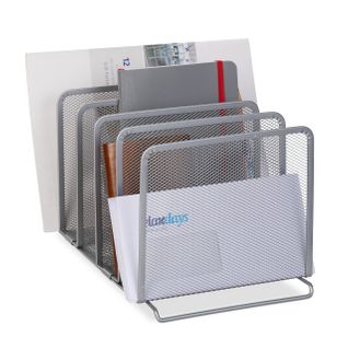 4x Rangement Documents à 5 Compartiments