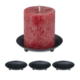 Lot De 4 Dessous De Bougies