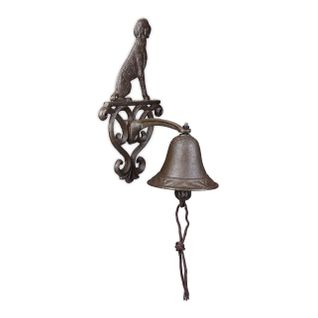 Cloche De Porte En Fonte Avec Chien