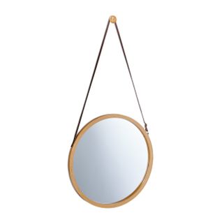 Miroir Rond Avec Cadre Bambou