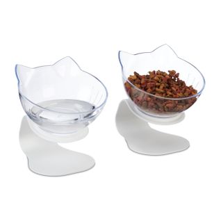 Lot De 2 Supports Surélevés Gamelles