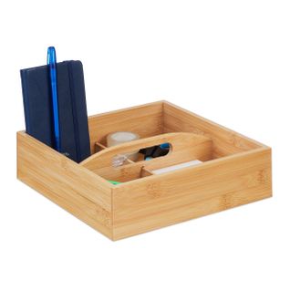 Organiseur Bambou Avec 4 Compartiments