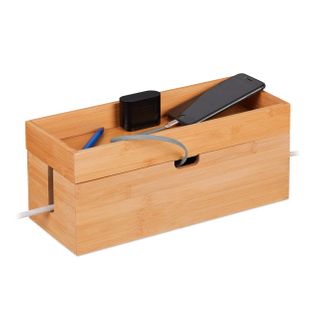 Rangement Câbles Bambou