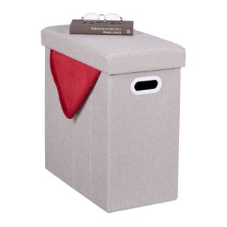 Tabouret De Rangement Beige