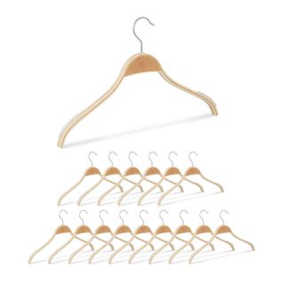 Lot De 16 Cintres En Bois