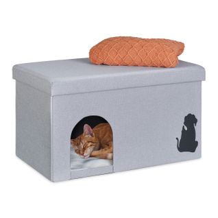 Grotte Pour Chat Avec Couvercle