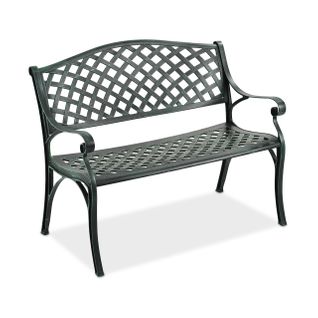 Banc De Jardin Vintage Noir-vert