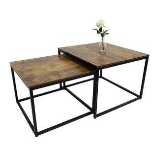 Lot De 2 Tables Gigognes Industrielles