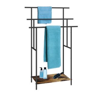 Porte-serviettes Industriel Avec Étagère