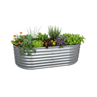 Bac Surélevé Métal Demi-rond