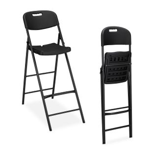 Lot De 2 Tabourets De Bar Pliants