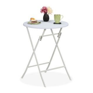 Table De Jardin Ronde Aspect Rotin