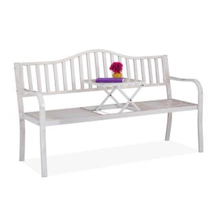 Banc De Jardin Avec Table Pliante