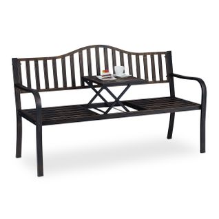 Banc De Jardin Avec Table Pliante