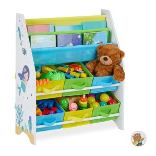 Etagère Enfants 6 Boîtes Et 2 Cases