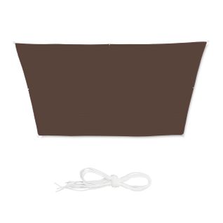 Voile D'ombrage Trapèze Brun