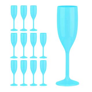 Set De 12 Verres à Champagne Plastique
