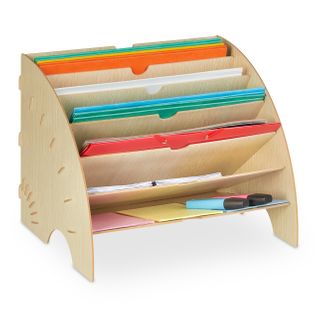 Rangement Documents Avec 6 Compartiments