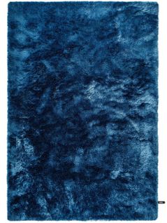 Tapis à Poils Longs Whisper Bleu 120x170 Cm