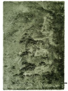 Tapis à Poils Longs Whisper Vert 120x170 Cm