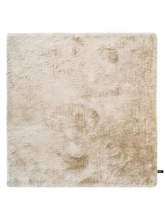 Tapis à Poils Longs Whisper Beige 200x200 Cm