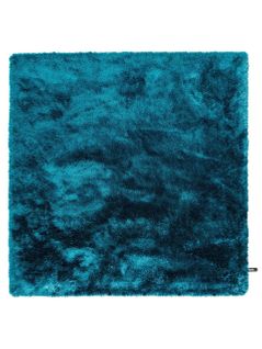 Tapis à Poils Longs Whisper Turquoise 60x60 Cm