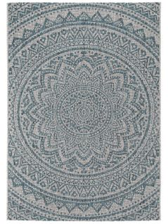 Tapis D'extérieur Et Intérieur Cleo Beige/bleu 160x230 Cm
