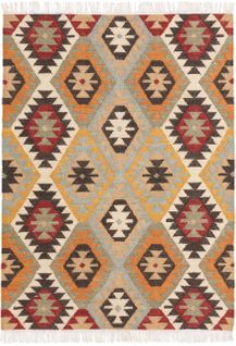 Kelim Tissé Main Zohra Multicouleur 160x230 Cm