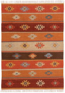 Kelim Tissé Main Zohra Multicouleur 200x300 Cm